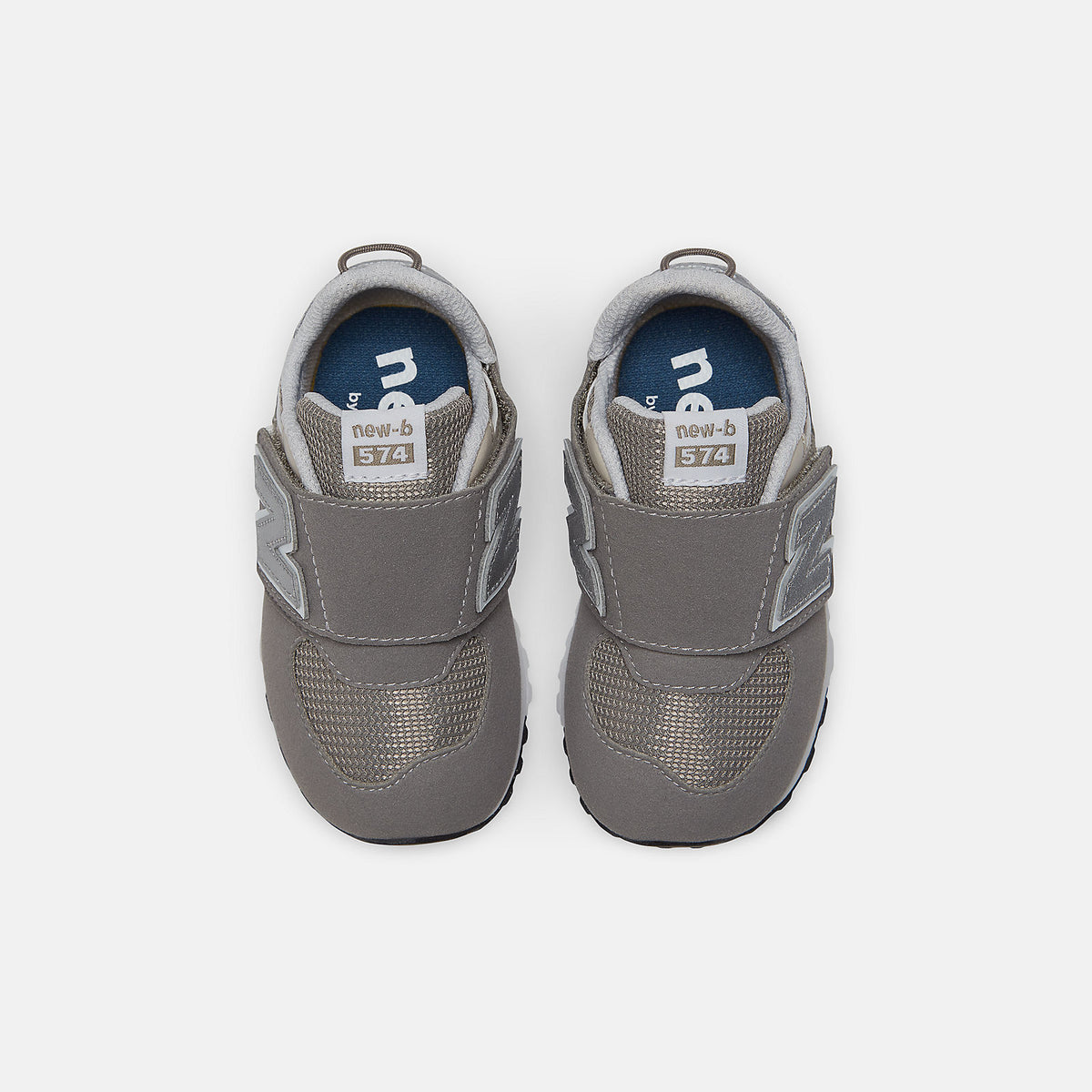 New Balance 574 New-B Hook & Loop Shoe - Rain Cloud
