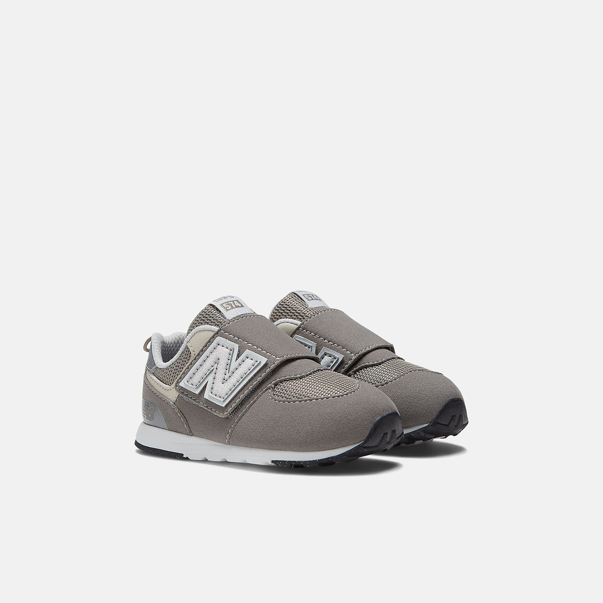 New Balance 574 New-B Hook & Loop Shoe - Rain Cloud