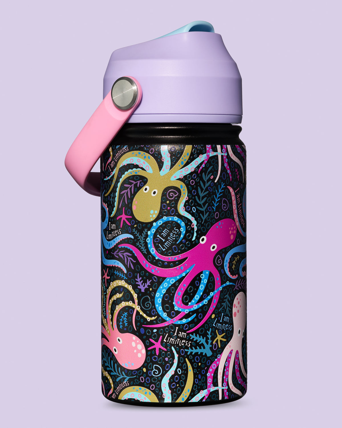 Inkaara Designs Kids Water Bottle, 12oz
