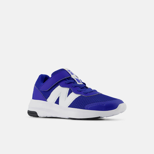 New Balance - 578v1 Running Shoe - Bungee Lace with Top Strap - Little Kids - Team Royal with White (Sandard Width)