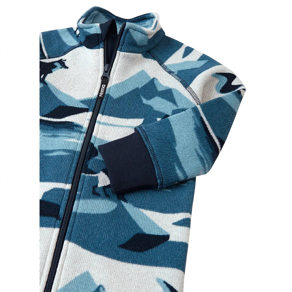 Reima - Toddlers fleece overall Myytti, Navy – Detail View