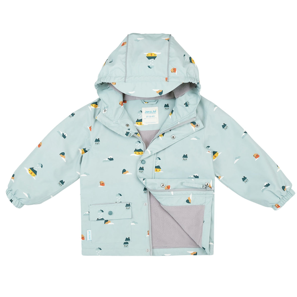 Jan & Jul - Cozy Dry Lined Waterproof Rain Jacket