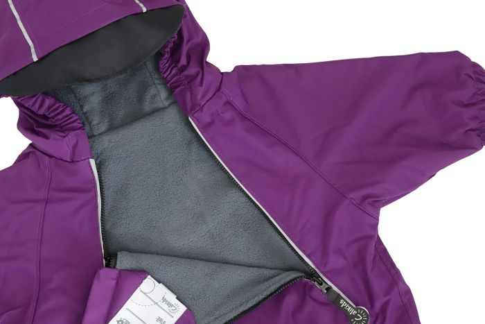 Calikids Waterproof Fleece Lined Rain Suit — waterproof, rain gear, children's outerwear — lifestyle view