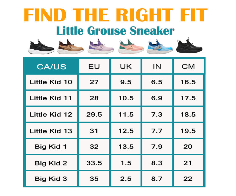 Walking Pi -Little Grouse Waterproof Sneaker | Purple