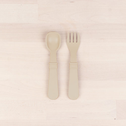 Re-Play 8 pack Utensils - Sand