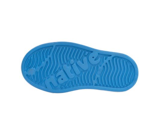 Native Shoes - Jefferson Print Kids - Resting Blue / Shell White / Boom Pow