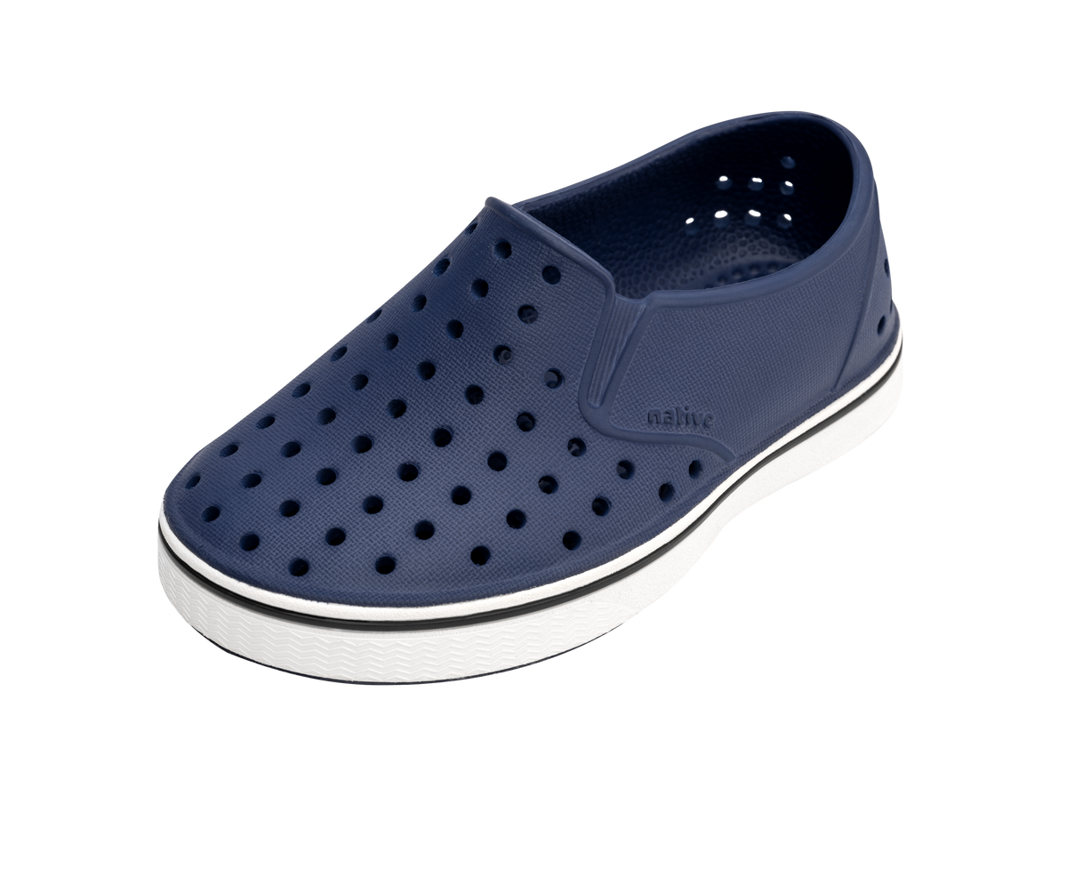 Native Shoes Miles Kids' Wider-Fit Slip-On – Lightweight EVA, Water-Friendly | Wide Fit Kids' Shoe