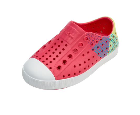 Native Shoes Jefferson Child Sugarlite Block Dazzle Pink