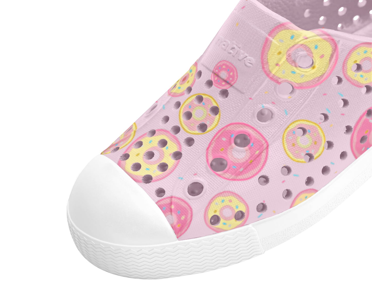 Native Shoes Jefferson - Barely Pink/Shell White /Donuts