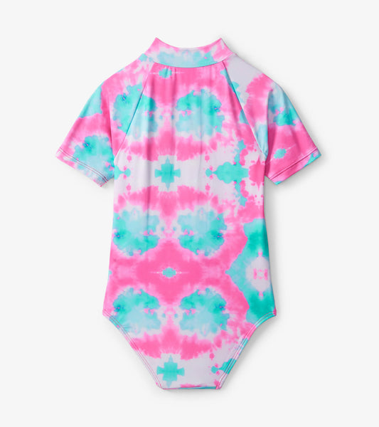 Tie Dye Rashguard One Piece
