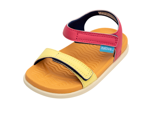 Native Shoes Charley Child Dazzle Morning/Papaya Orange