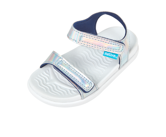 Native Shoes Charley Child Hologram/Shell White