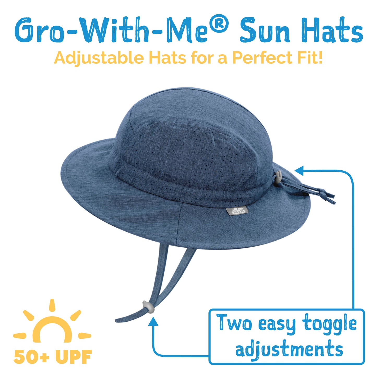 Jan & Jul Kids SunLite Hat | Blue