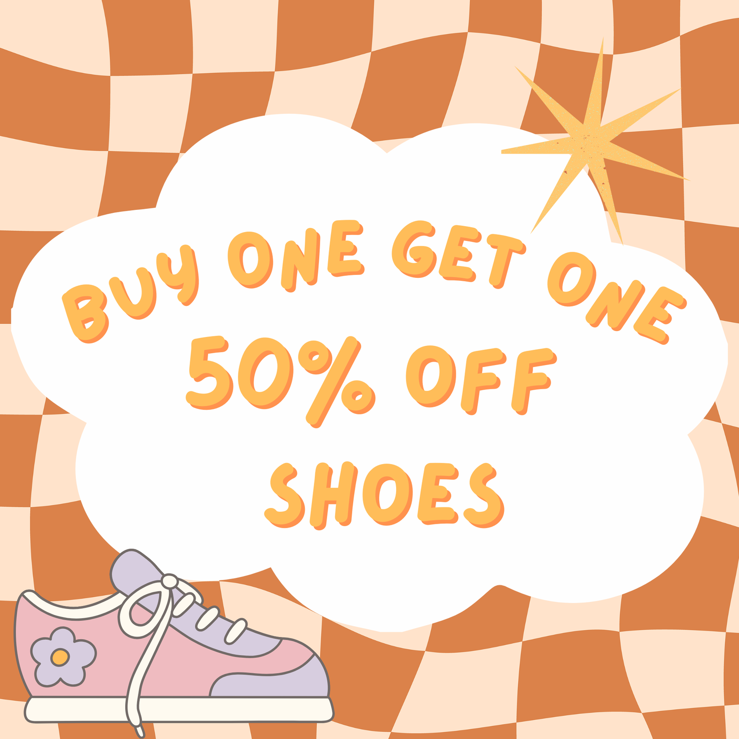 Black Friday Buy One Get One 50% Off Shoes