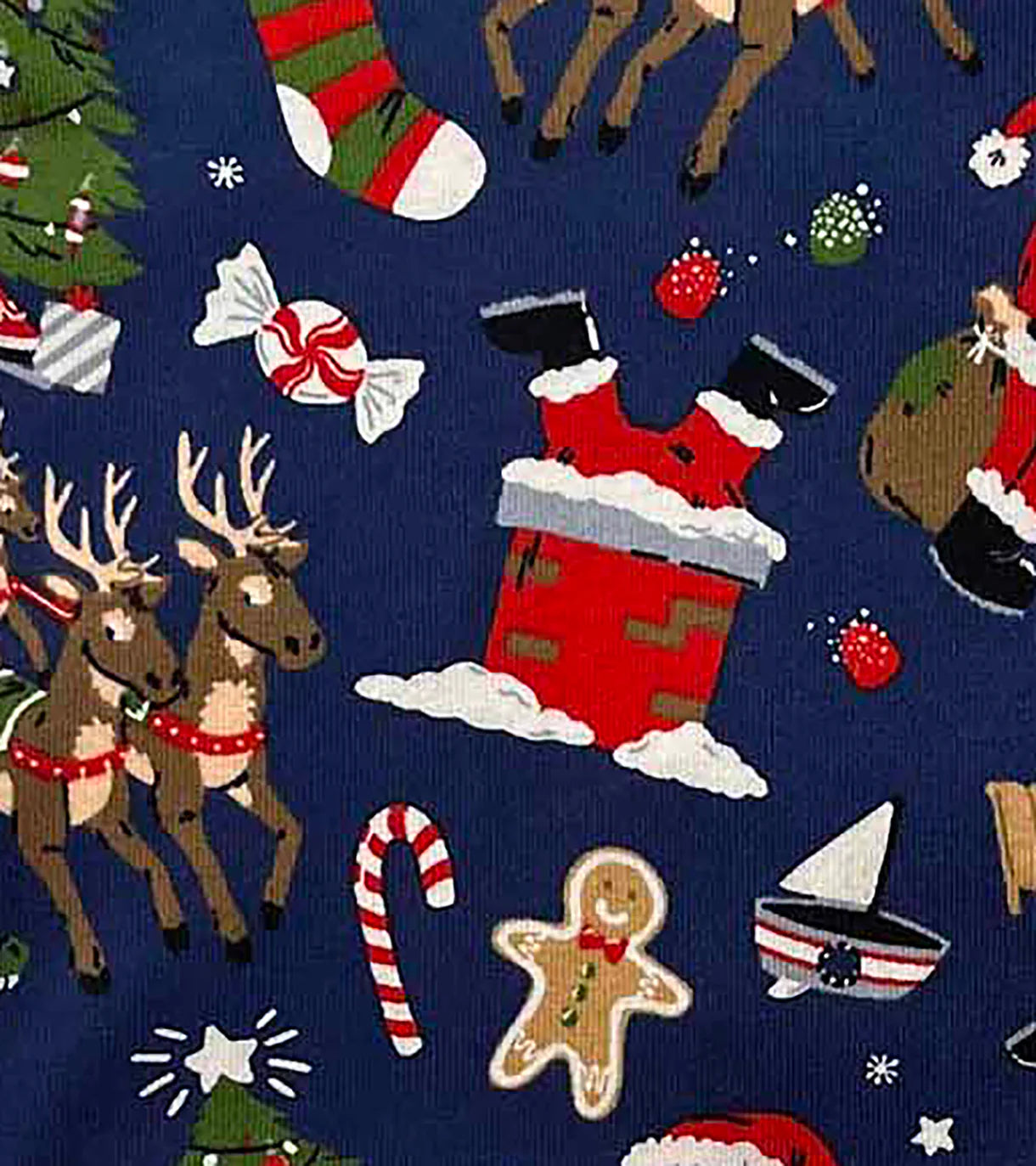 Books to Bed - Twas The Night Before Christmas - Navy PJ Set