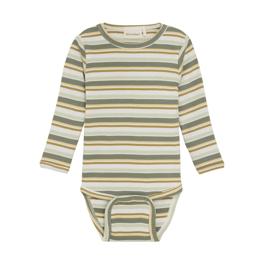 Minymo Body Long Sleeve  Rib - 3 Months