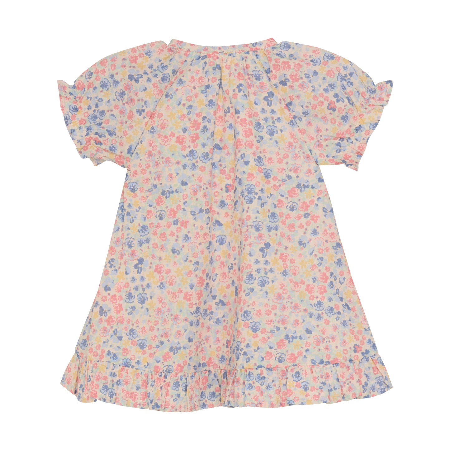 Minymo Dress SS All Over Print With Lining - 3 Months