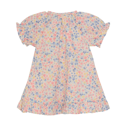 Minymo Dress SS All Over Print With Lining - 3 Months