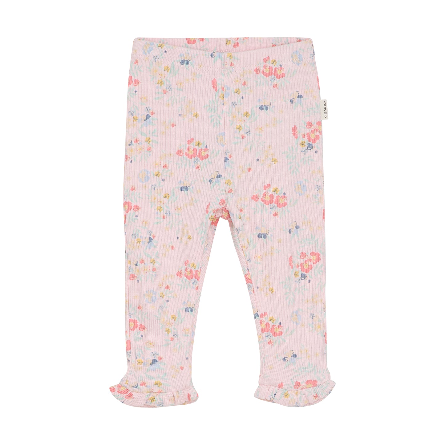 Minymo Leggings All Over Print Rib - 3 Months