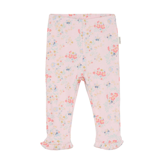 Minymo Leggings All Over Print Rib - 3 Months