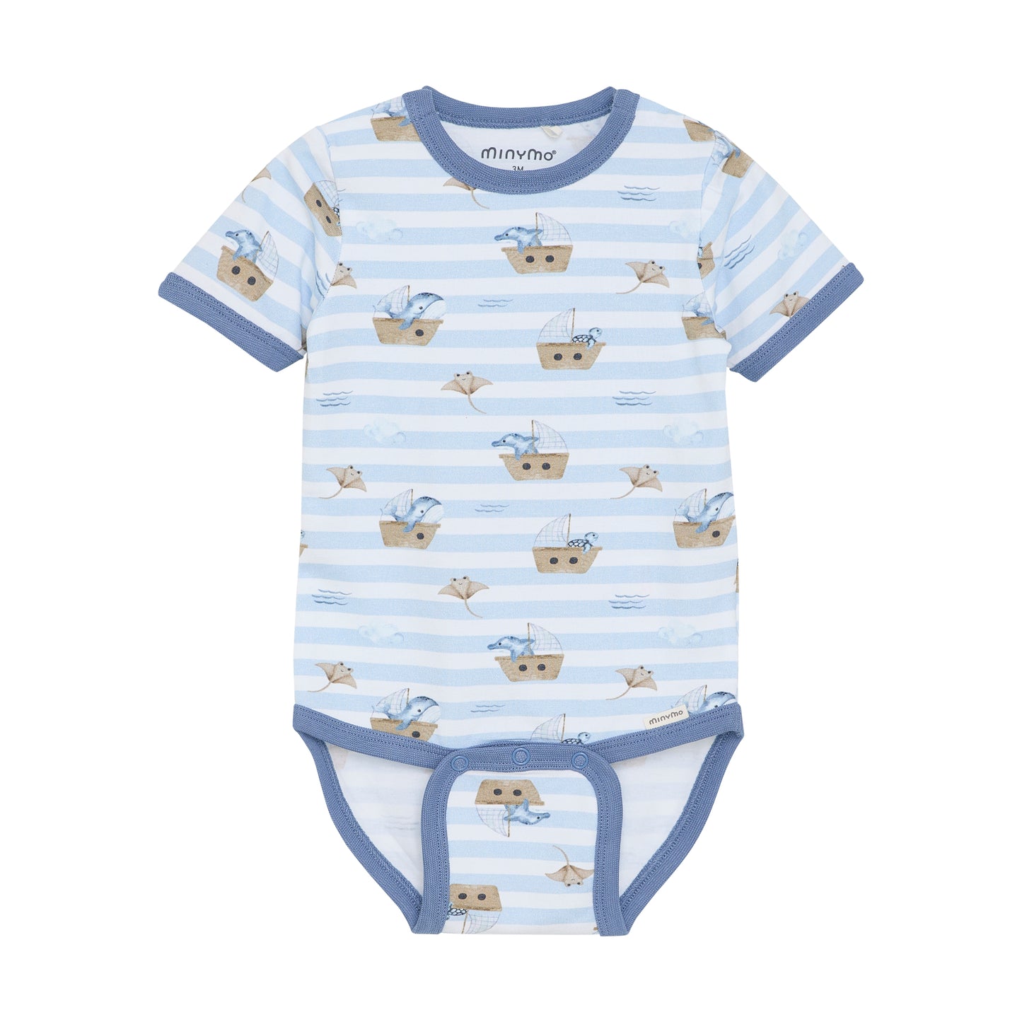 Minymo Body SS All Over Print- 3 Months