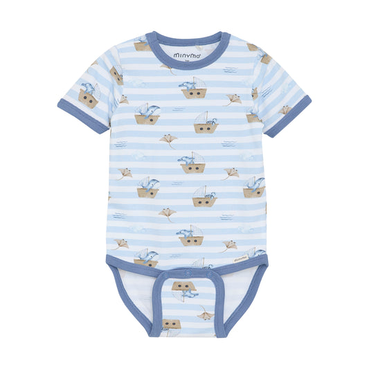 Minymo Body SS All Over Print- 3 Months