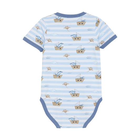 Minymo Body SS All Over Print- 3 Months