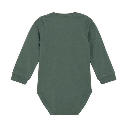 Minymo  - Long Sleeve Safari Animals Bodysuit - 3 Months