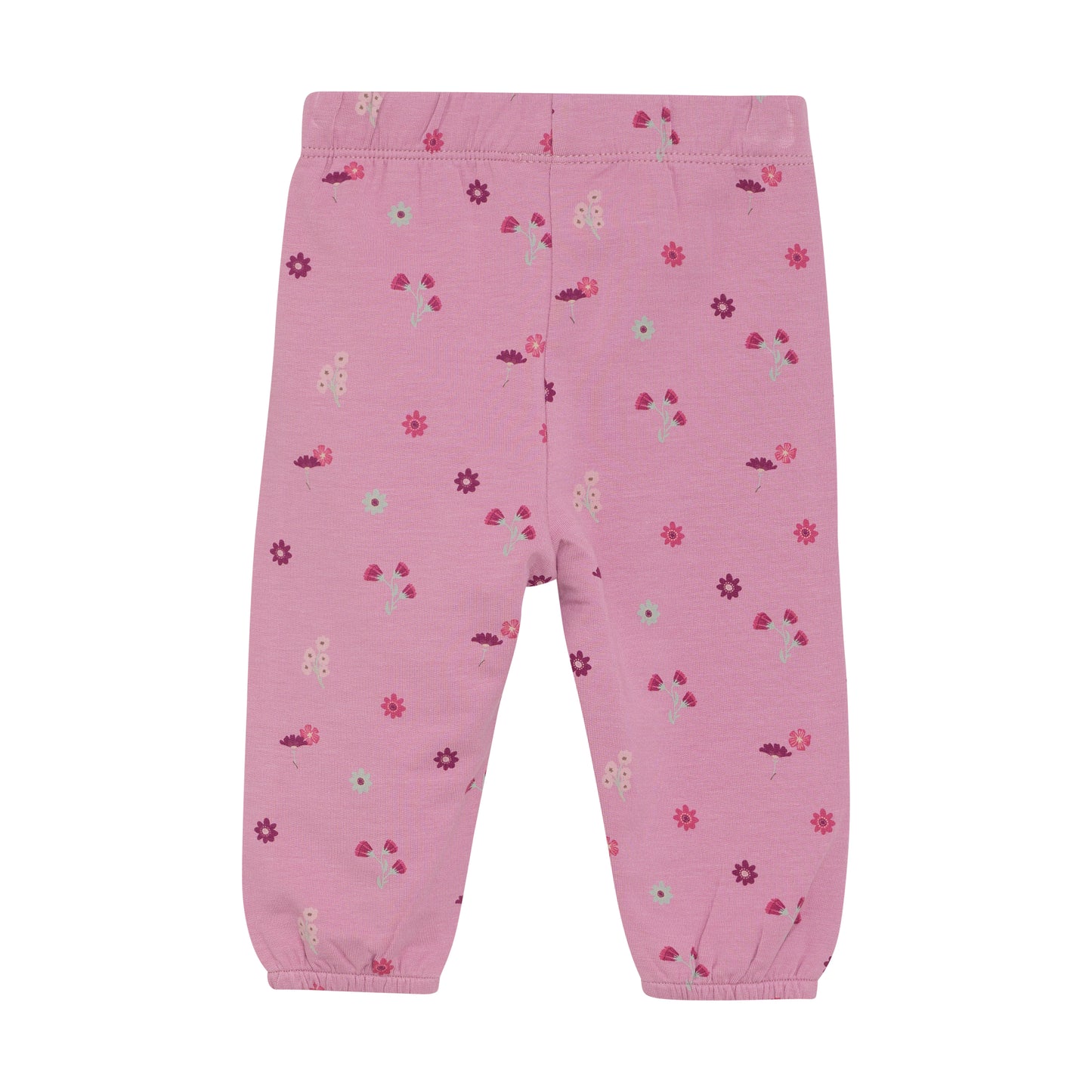 Minymo Pink Floral Infant Sweatpants - 3 Months