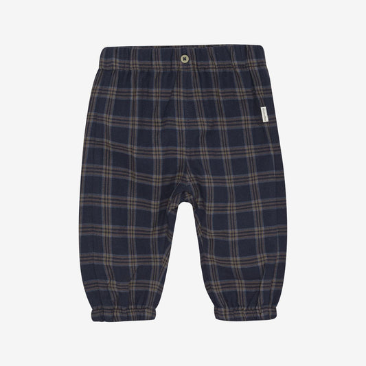 Minymo - Baby Blue Checked Pant - 3M