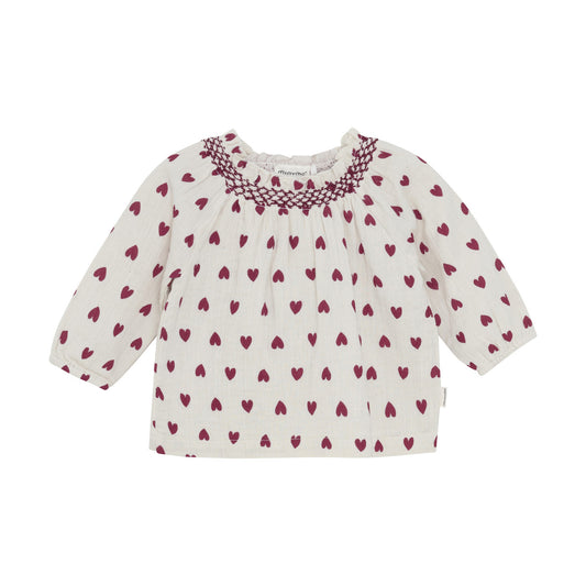 Minymo - Minymo Infant/kid Girl Blouse Ls Aop - 3Y