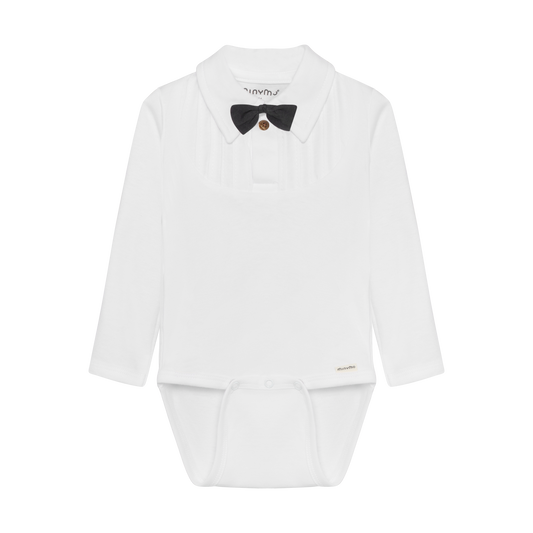 Minymo - Long Sleeve Collared Infant Bodysuit