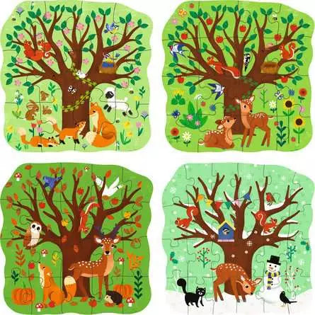 Ravensburger - Puzzle Up: Four Seasons Puzzle Set