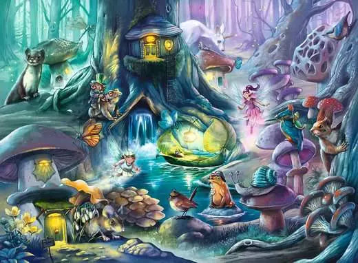 Ravensburger - Children’s Jigsaw Puzzle Enchanting Forest - 150 Pieces Puzzle
