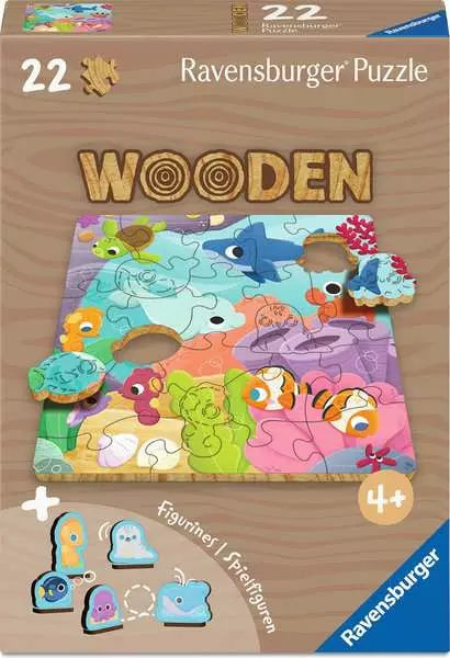 Ravensburger - Wooden Puzzle: Underwater 22 pcs