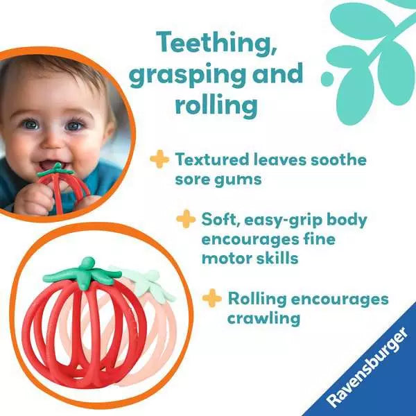 Ravensburger - play+ Roll & Chew: Tomato