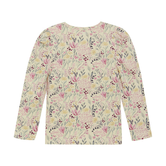 Minymo - All Over Floral Print Long Sleeve T-Shirt - 5 Years