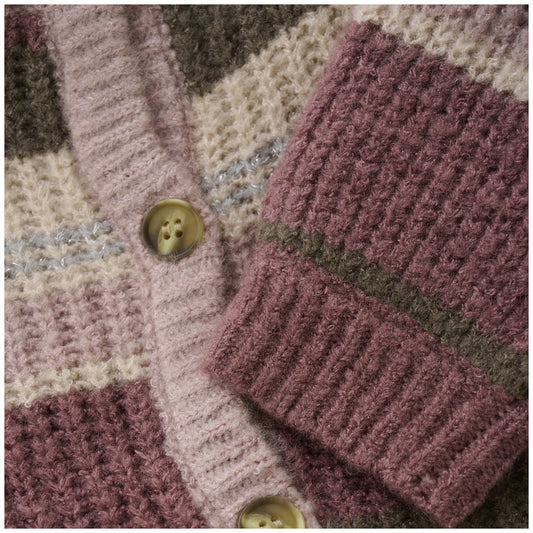 Minymo - Girl Cardigan Knit rose - 5Y