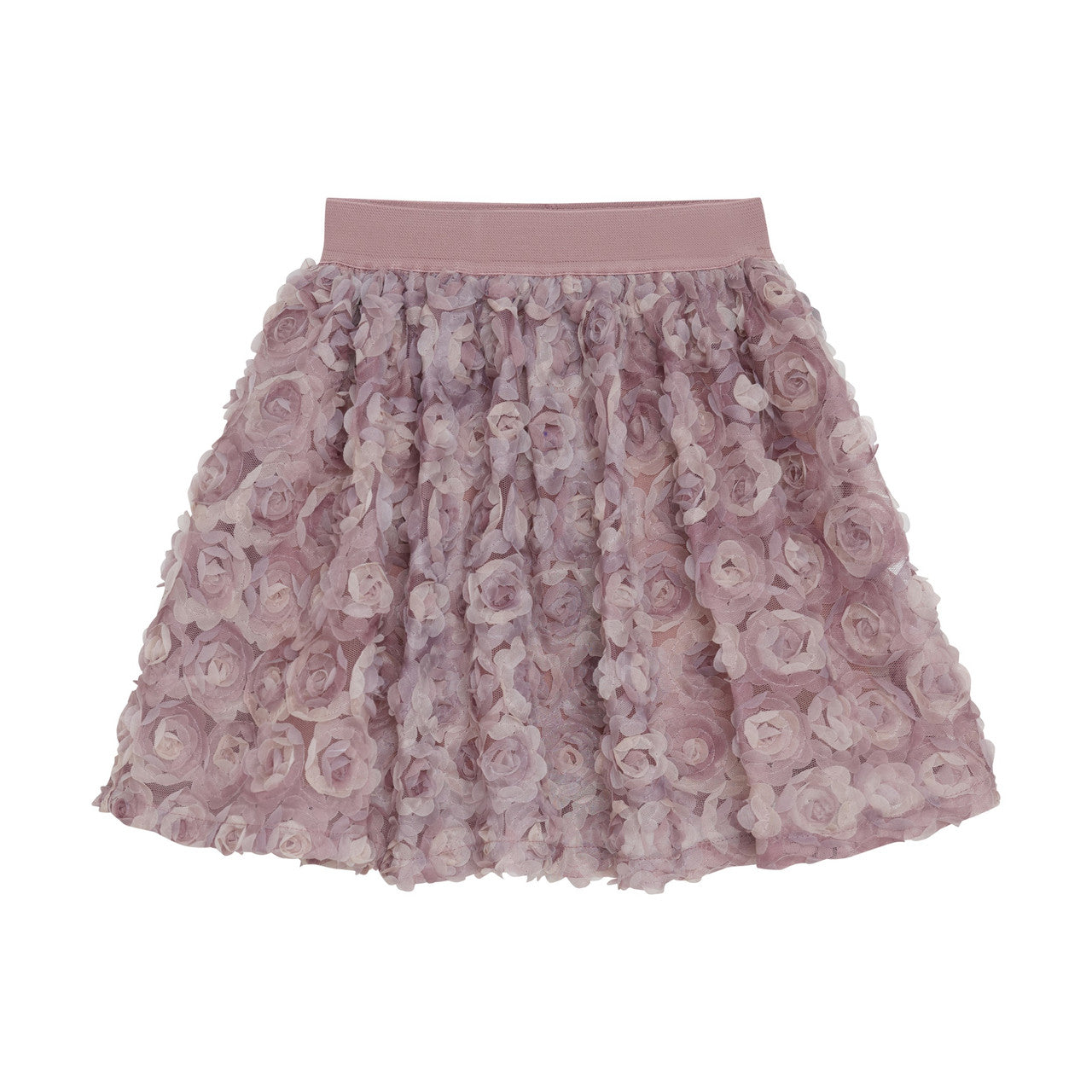 Minymo Infant/kid Girl Skirt W. Mesh Flowers - 5Y
