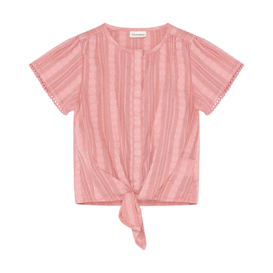 Minymo - Linen Tied T-Shirt