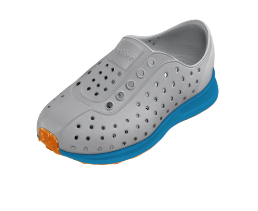 Native Shoes Robbie Child Sugarlite  - Pigeon Grey/ Megamarine Blue/ Sunset Speckle