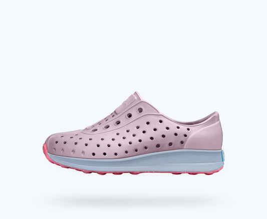 Native Shoes Robbie Child Sugarlite  - Barely Pink/ Skyway Blue/ Clover Speckle Rubber