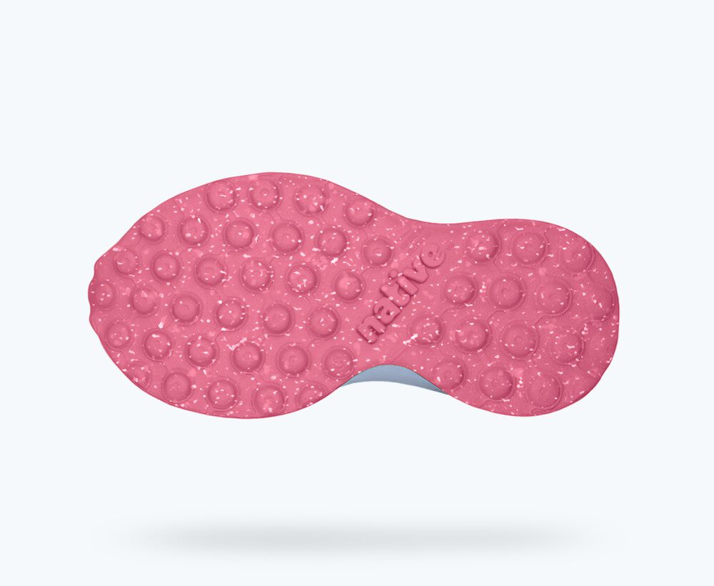 Native Shoes Robbie Child Sugarlite  - Barely Pink/ Skyway Blue/ Clover Speckle Rubber