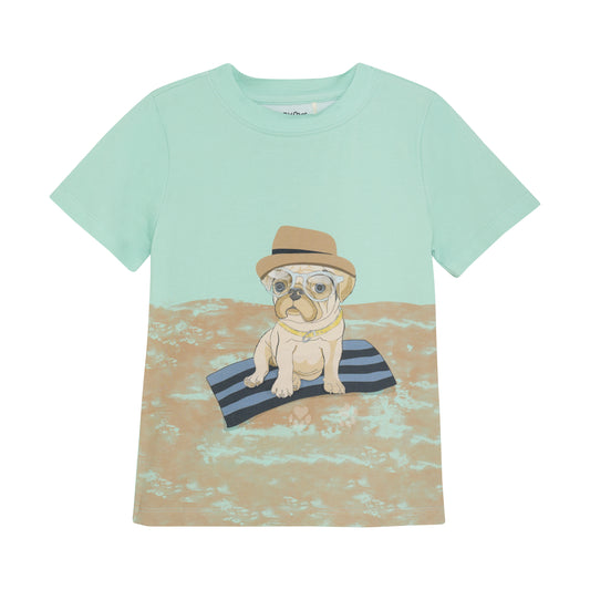 Minymo T-shirt SS - Green - 5Y