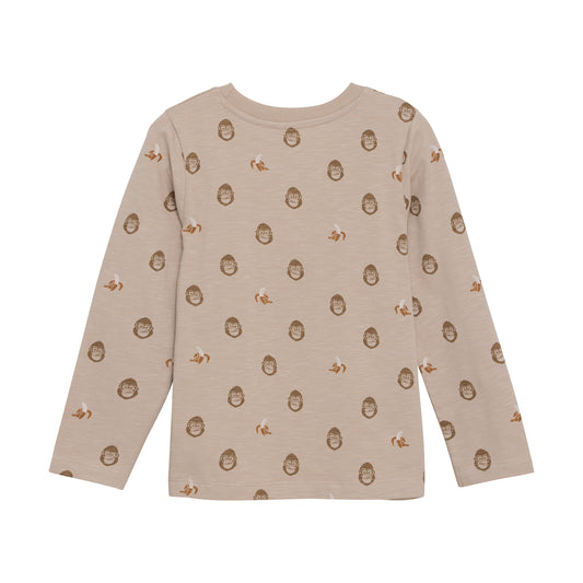 Minymo - Long Sleeve  Gorilla and Bananas T-shirt - 5 Years
