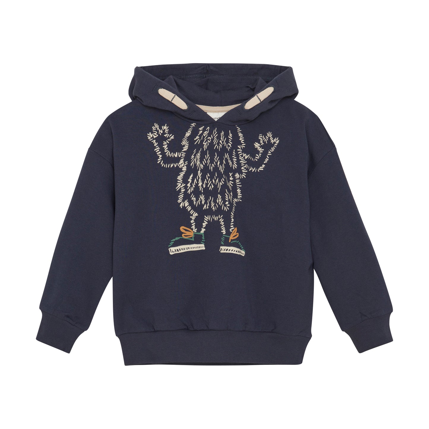Minymo - Monster Hooded Sweatshirt - 5 years