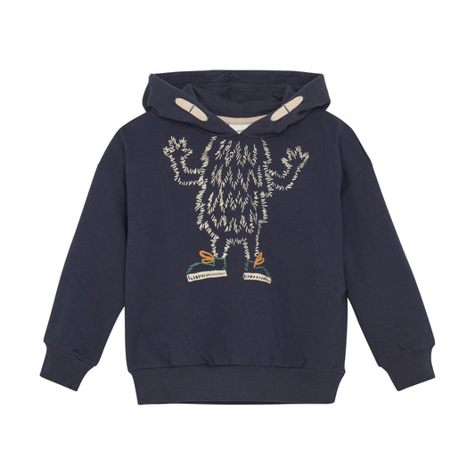 Minymo - Monster Hooded Sweatshirt - 5 years