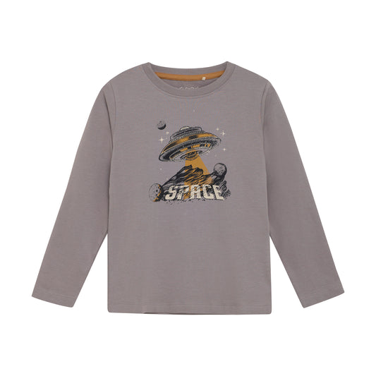 Minymo - Long Sleeve Space T-shirt - 5 years