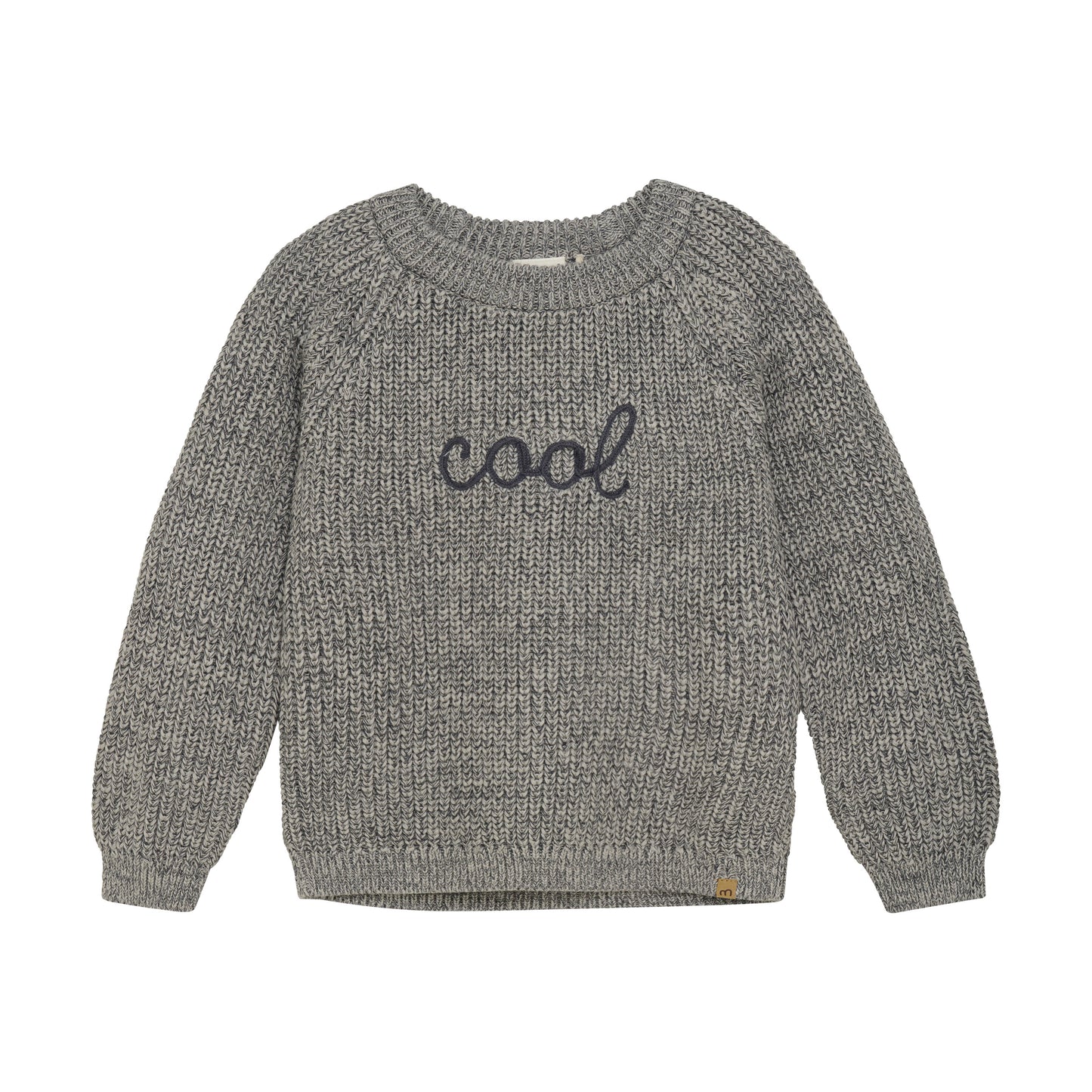 Minymo - Cool Grey Knit Pullover - 5 Years