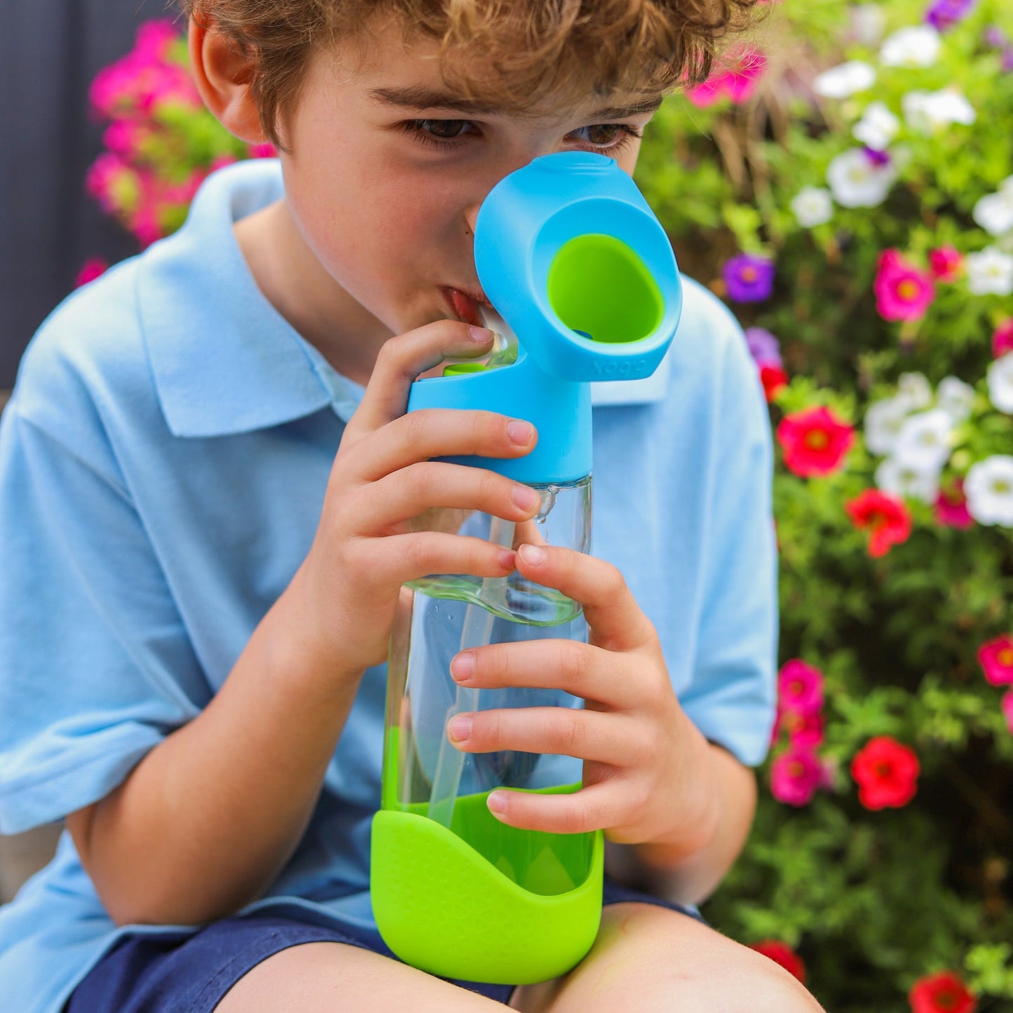 B.box - Tritan Drink Bottle - 600ml - Ocean Breeze